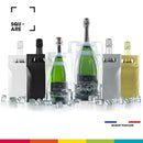 Ice.bag® SQUARE MATT SILVER x 100 pieces