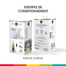 Ice.bag® SQUARE BLANC MAT x 100 pièces