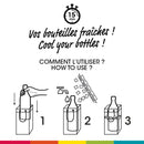 Ice.bag® PRO BLANC MAT POUR REPIQUAGE x60 pièces